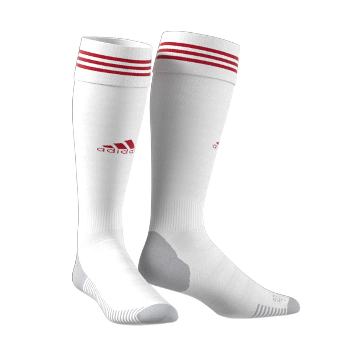 white adidas football socks