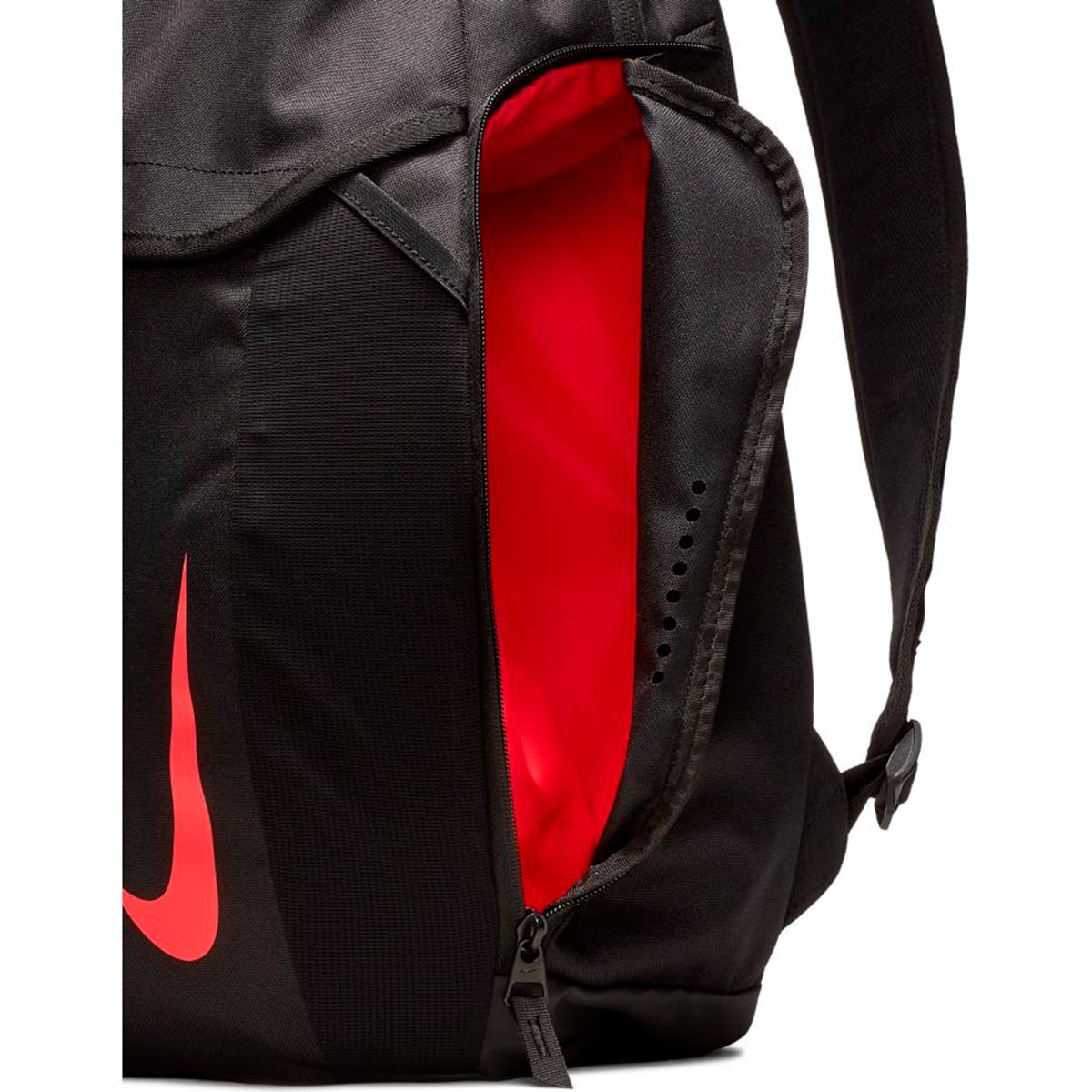 nike backpack black and red