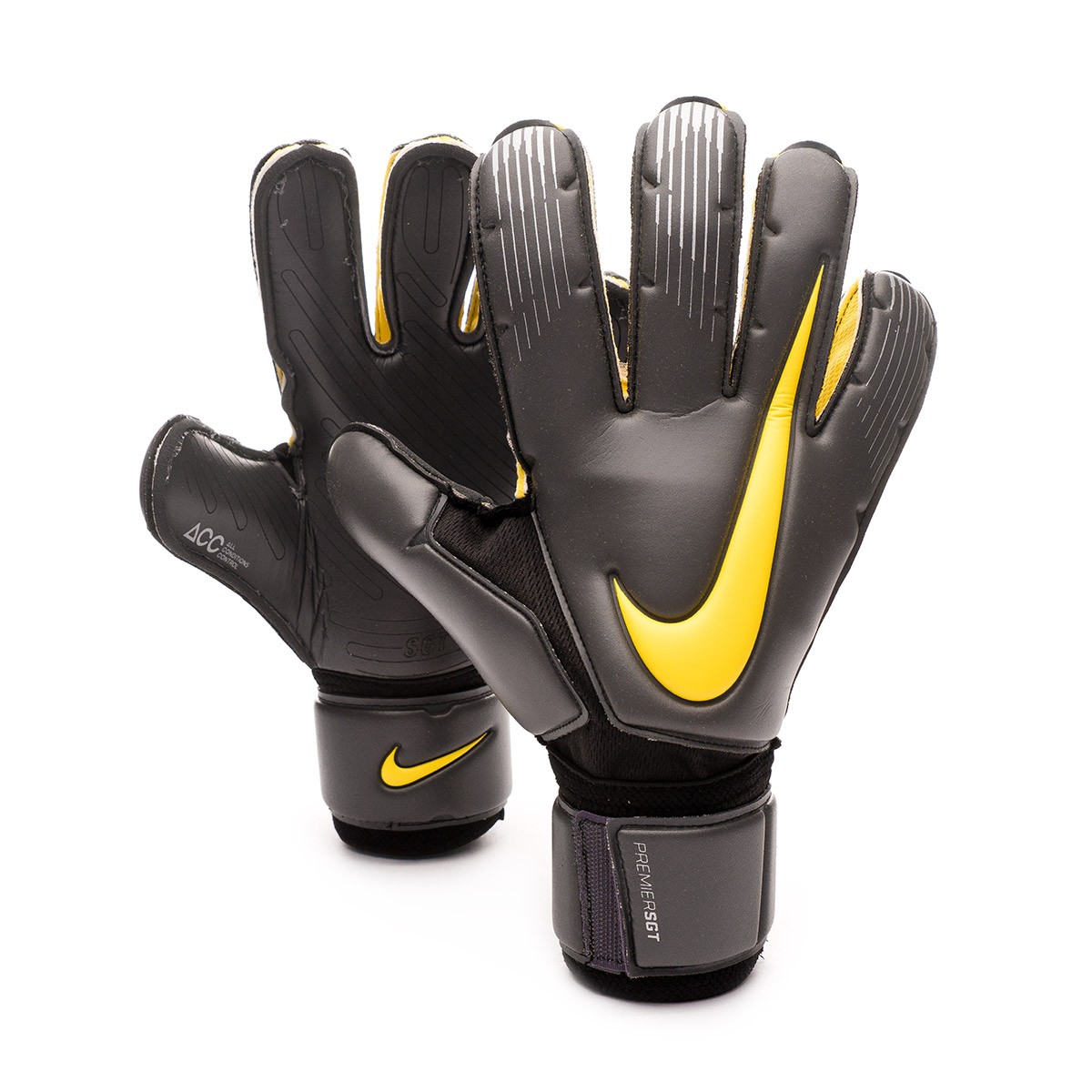 Guanti Nike Premier SGT Anthracite-Black-Optical yellow - Negozio di calcio  Fútbol Emotion