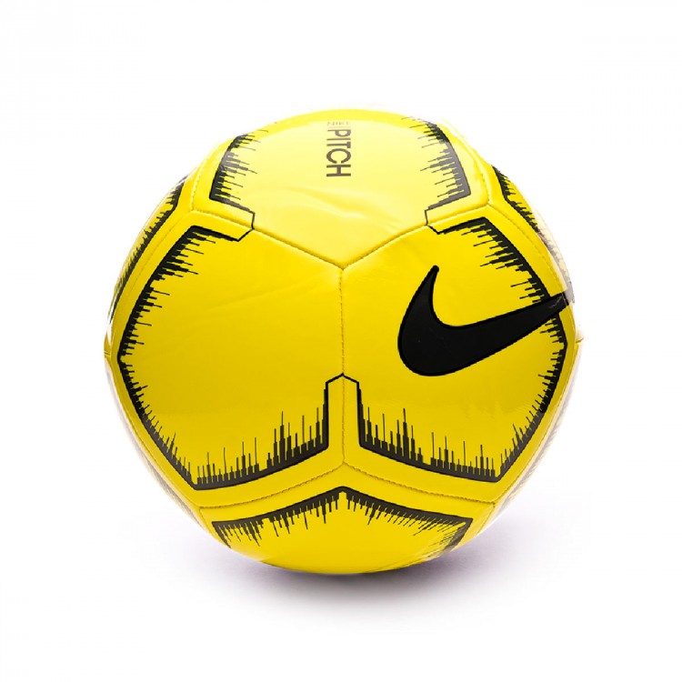 Pallone Nike Pitch 2018-2019 Optical yellow-Anthracite - FÃºtbol Emotion