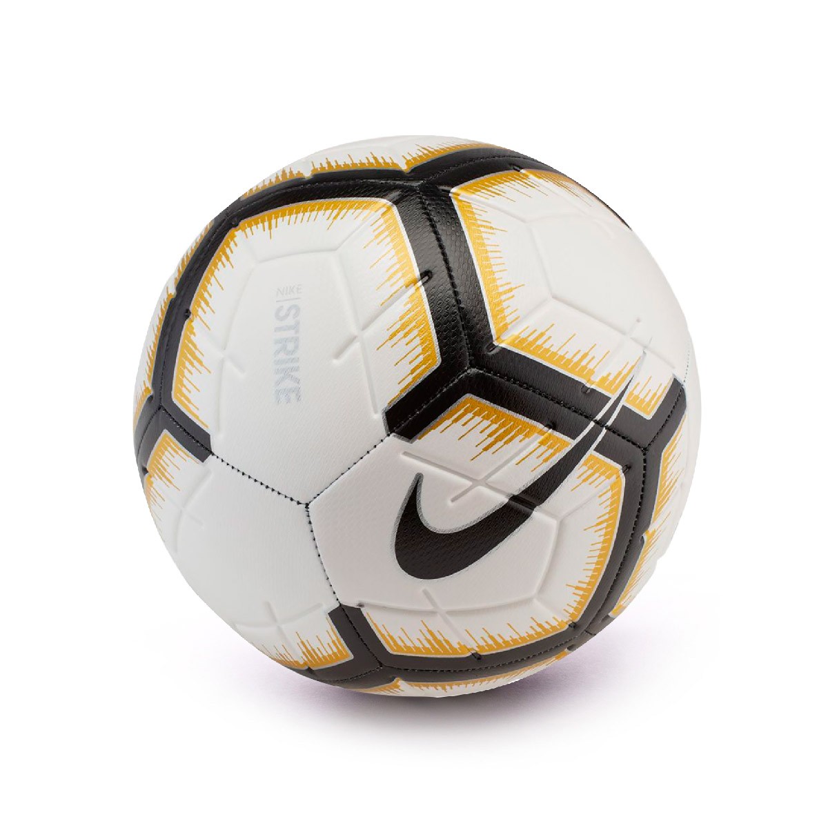 Balón Nike Strike 2018-2019 White-Black-Metallic vivid gold-Black - Tienda  de fútbol Fútbol Emotion