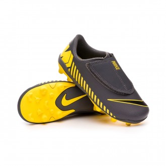 Chuteira  Nike Mercurial Vapor XII Club MG Crianças Dark grey-Black-Optical yellow
