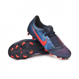 Chuteira  Nike Phantom Venom Elite FG Crianças Obsidian-White-Black-Racer blue
