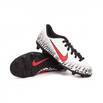 Chuteira  Nike Mercurial Vapor XII Club FG Neymar Jr Crianças White-Challenge red-Black