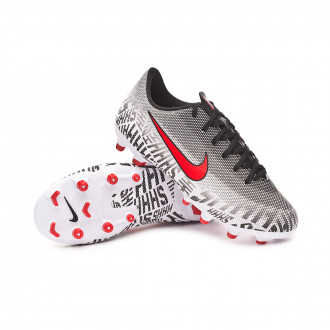 Chuteira  Nike Mercurial Vapor XII Academy MG Niño White-Challenge red-Black