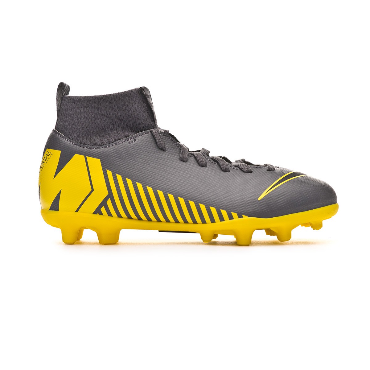 grey and yellow nike football boots