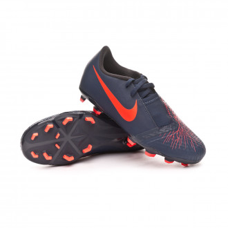 Chuteira  Nike Phantom Venom Academy FG Crianças Obsidian-White-Black-Racer blue