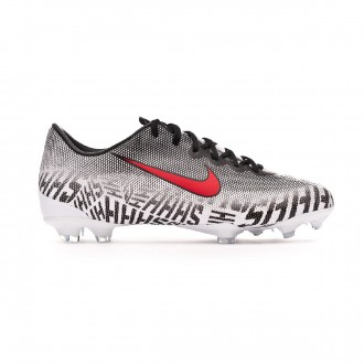Chuteira Nike Mercurial Vapor XII Elite Neymar Jr FG Crianças White-Challenge red-Black