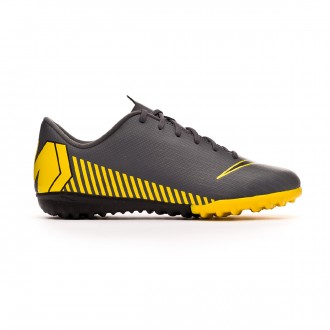 Sapatilhas Nike Mercurial VaporX XII Academy Turf Crianças Dark grey-Black-Optical yellow