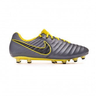 Chuteira Nike Tiempo Legend VII Elite AG-Pro Dark grey-Black-Optical yellow