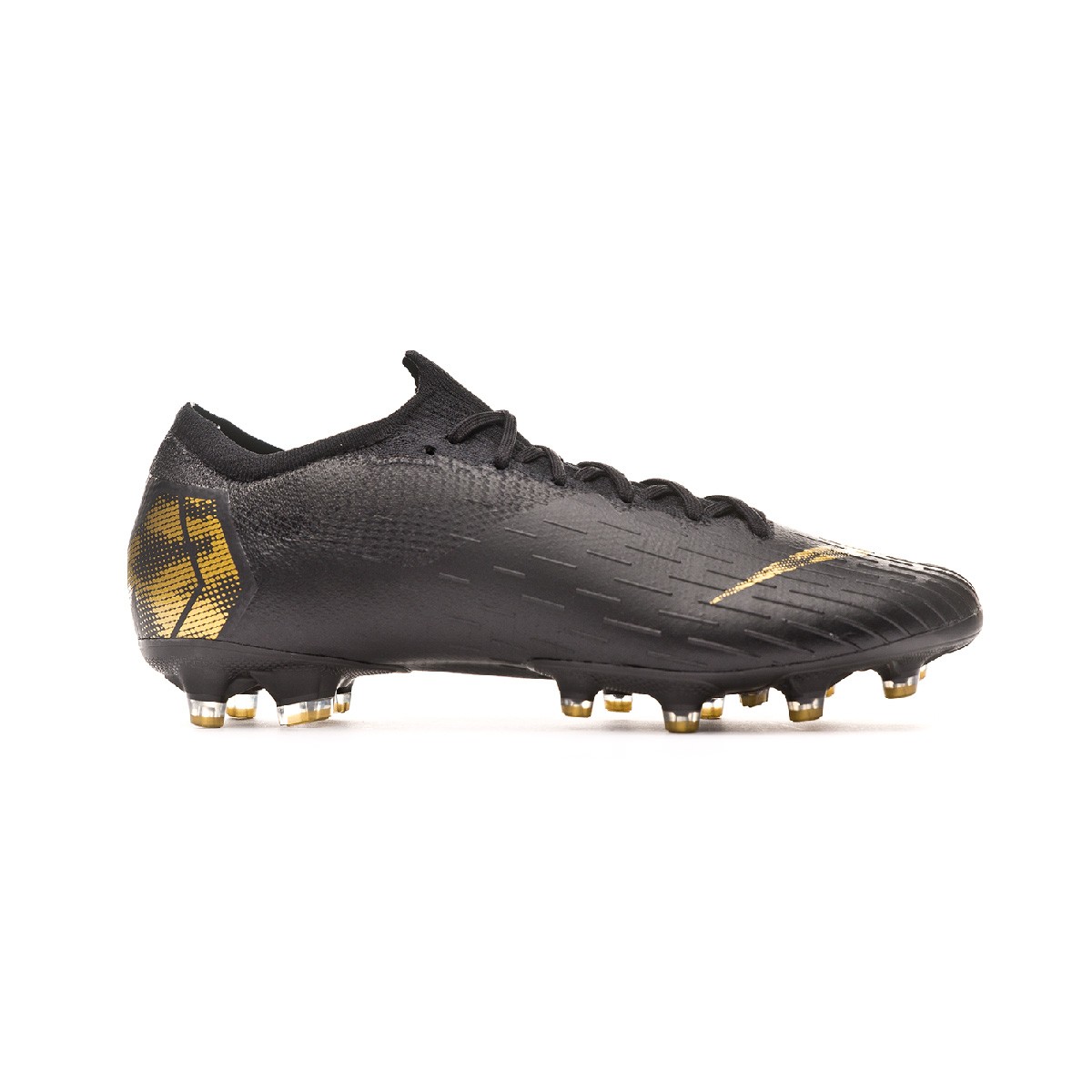 nike black and gold mercurials