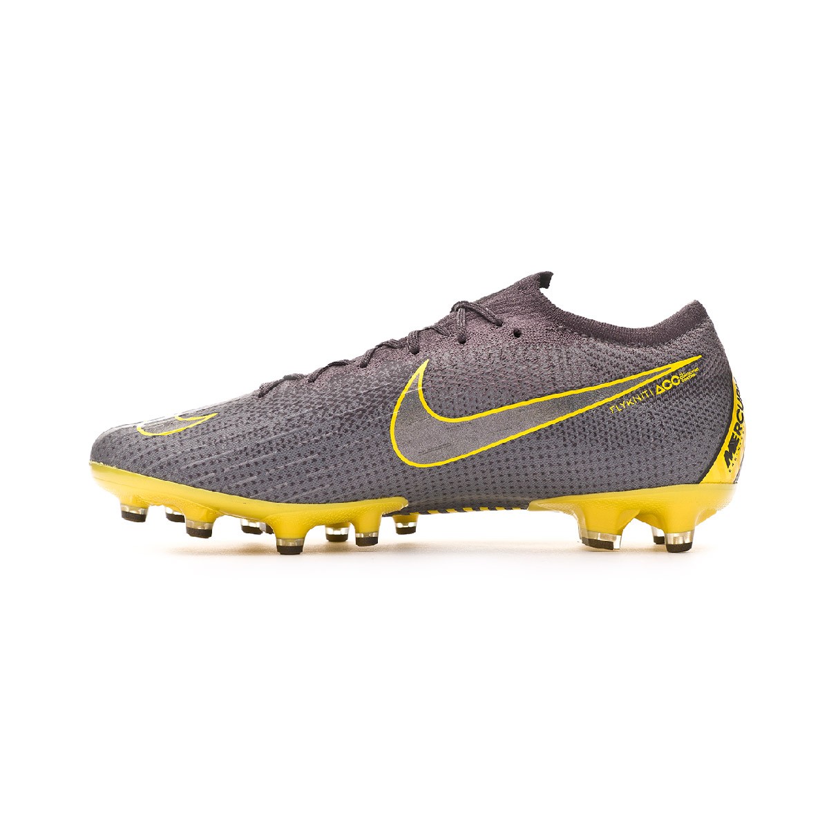 grey and yellow football boots