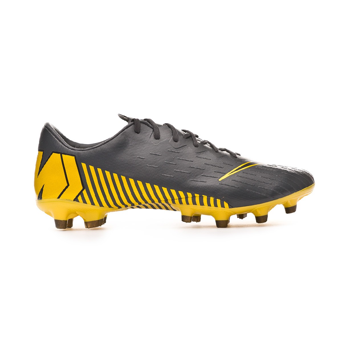 nike grey and yellow boots