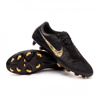 Chuteira  Nike Phantom Venom Elite FG Black-Metallic vivid gold
