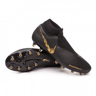 Chuteira  Nike Phantom Vision Elite DF AG-Pro Black-Metallic vivid gold