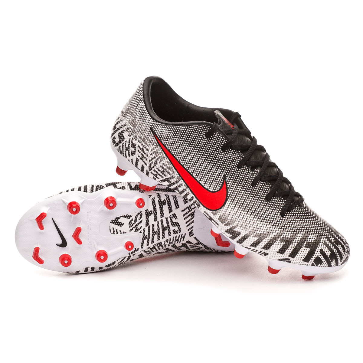 neymar black and white boots
