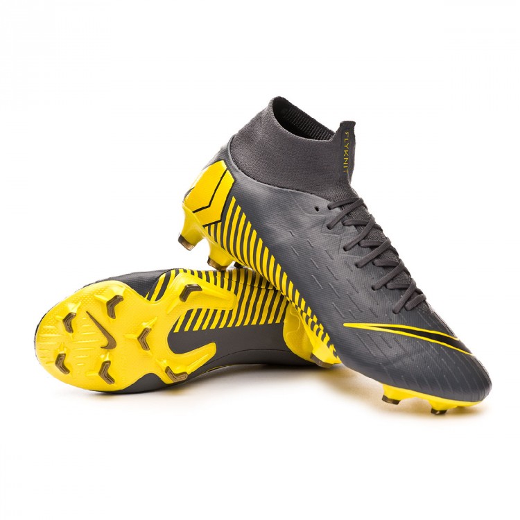 nike mercurial gray and yellow