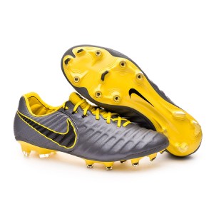 nike tiempo black yellow