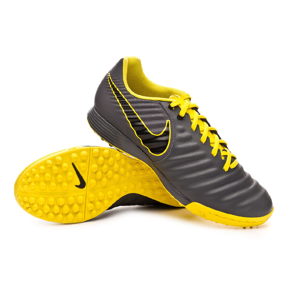 grey and yellow nike football boots