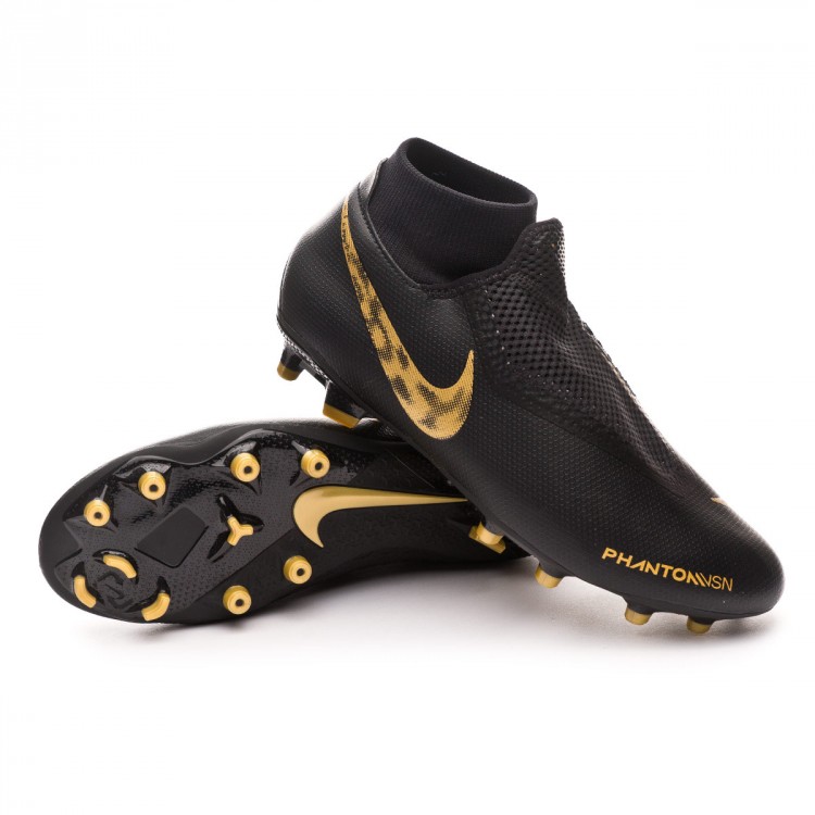 nike phantom vision academy black and gold