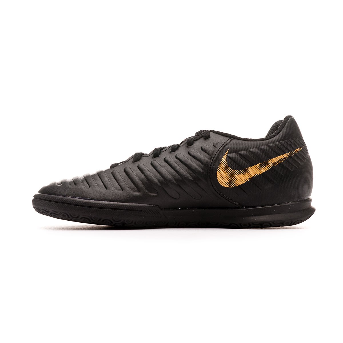 Futsal Boot Nike Tiempo LegendX VII Club IC Black-Metallic vivid gold -  Football store Fútbol Emotion