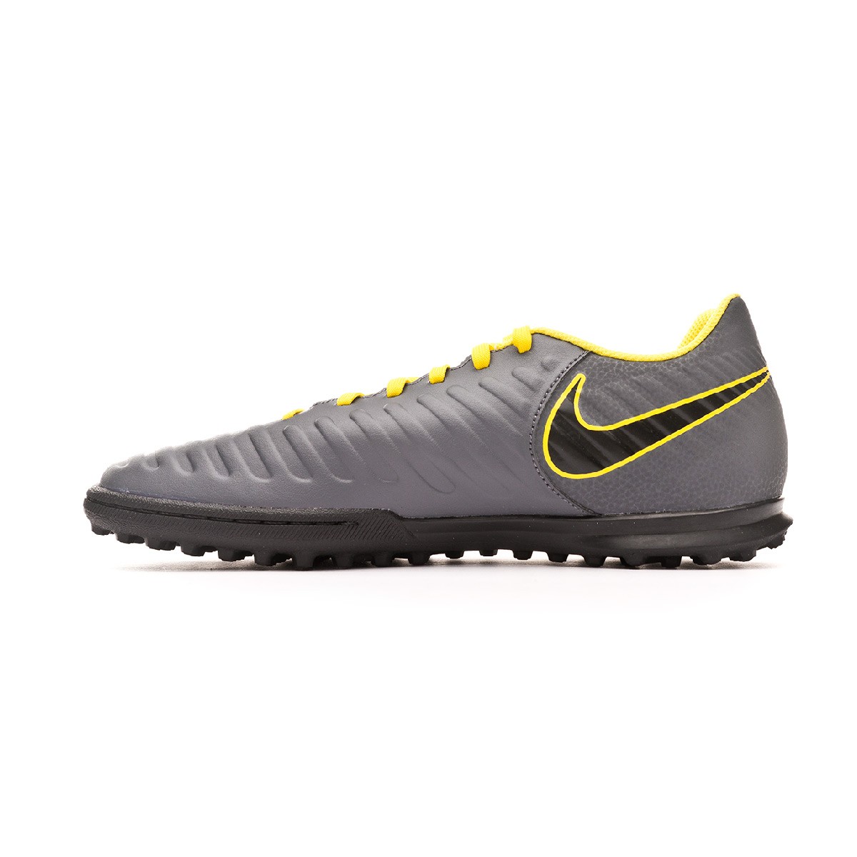 Football Boot Nike Tiempo LegendX VII Club Turf Dark grey-Optical  yellow-Black - Football store Fútbol Emotion