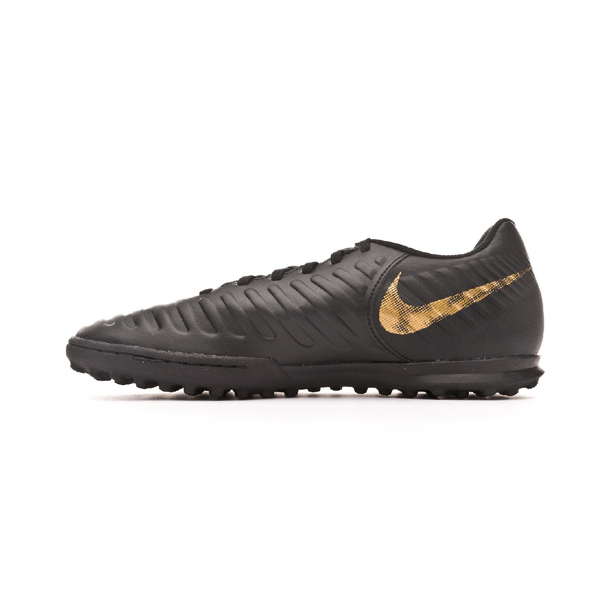 black and gold nike turfs