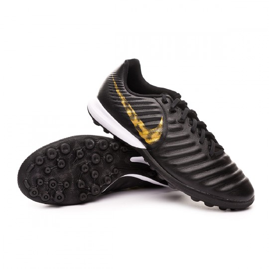 Prueba de Derbeville legumbres paso Football Boot Nike Tiempo LegendX VII Pro Turf Black-Metallic vivid gold - Football store Fútbol Emotion Prueba de Derbeville legumbres paso Football Boot Nike Tiempo LegendX VII Pro Turf Black-Metallic vivid gold - Football store Fútbol Emotion