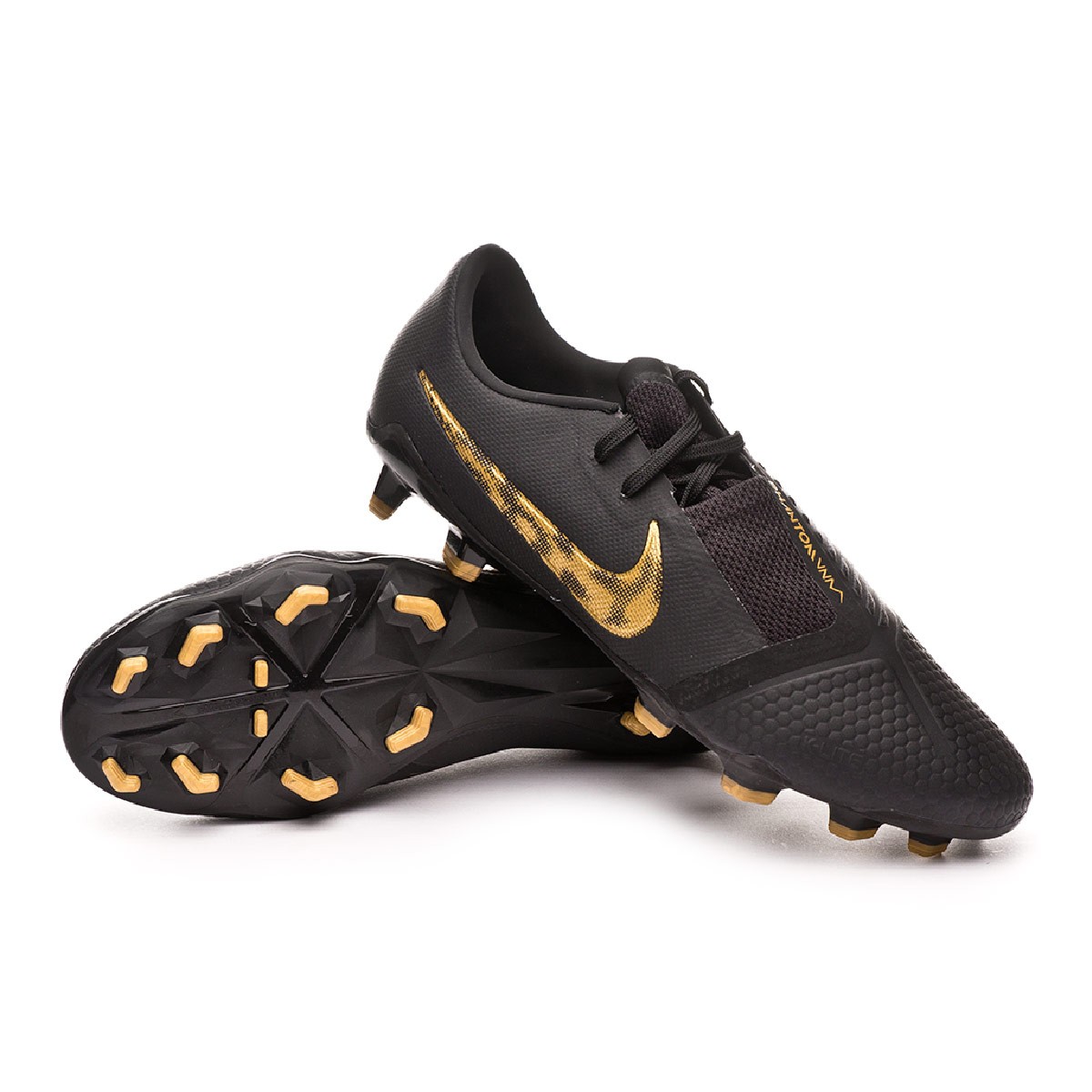 nike black and gold football boots