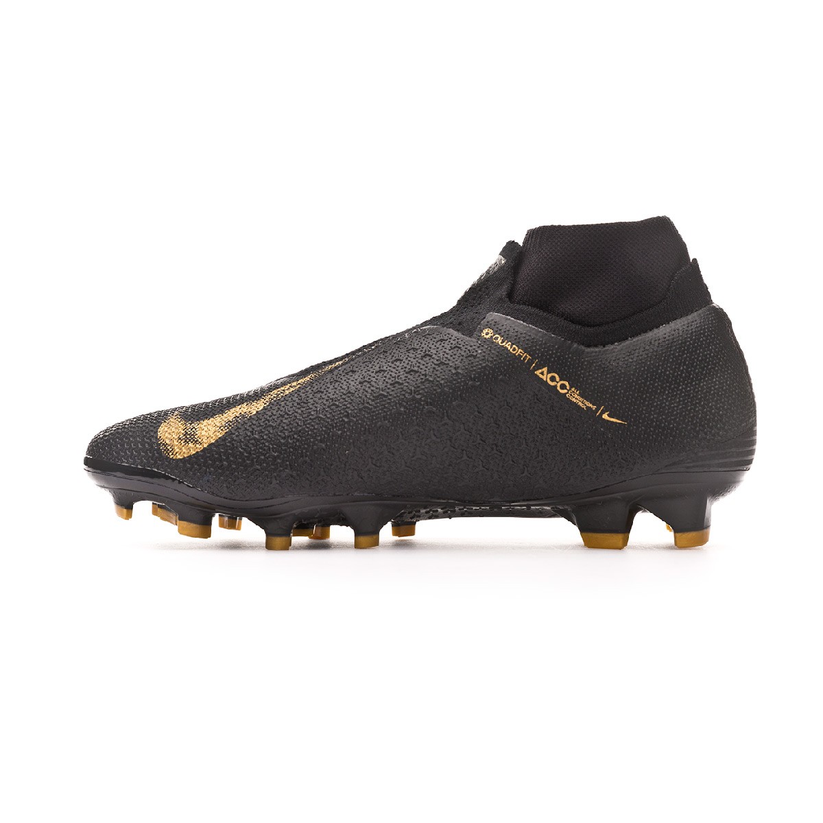 nike phantom black and gold