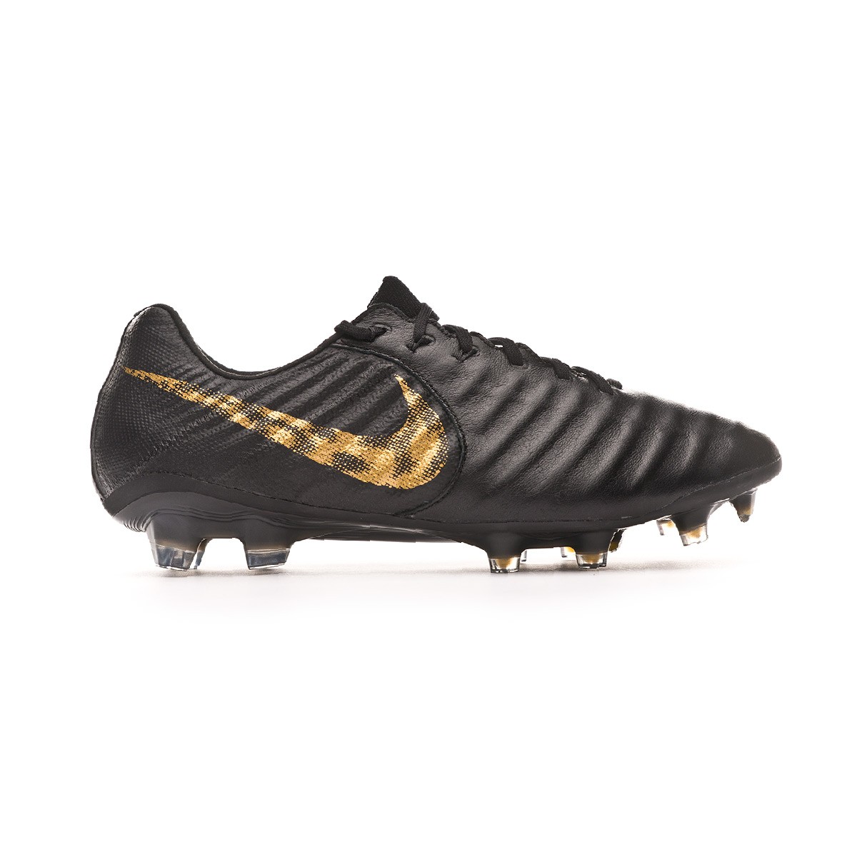 nike tiempo black gold