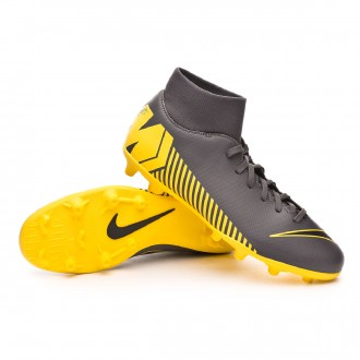 Chuteira  Nike Mercurial Superfly VI Club MG Dark grey-Black-Optical yellow
