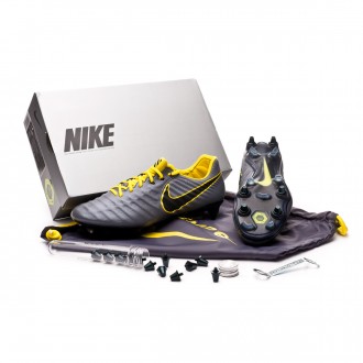 Football Boots  Nike Tiempo Legend VII Elite Anti-Clog SG-Pro Dark grey-Optical yellow-Black