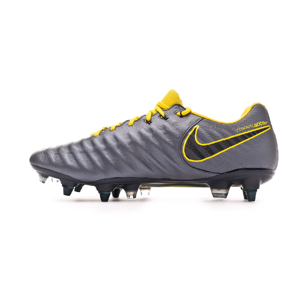 nike tiempo black yellow