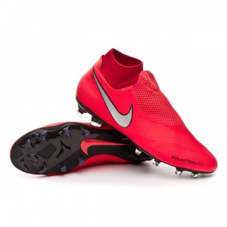 Chuteira  Nike Phantom Vision Pro DF FG Bright crimson-Metallic silver