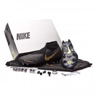 Football Boots  Nike Phantom Vision Elite DF SG-Pro ACC Black-Metallic vivid gold