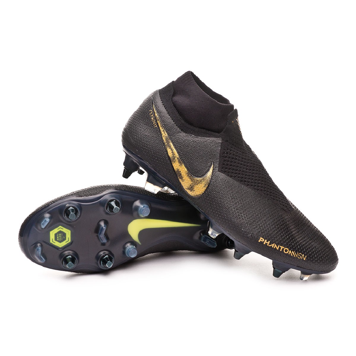 nike black and gold football boots