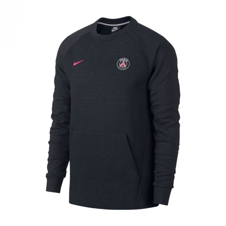Sudadera Nike NSW Paris Saint-Germain 2018-2019 Black-Anthracite-Hyper pink  - Tienda de fútbol Fútbol Emotion