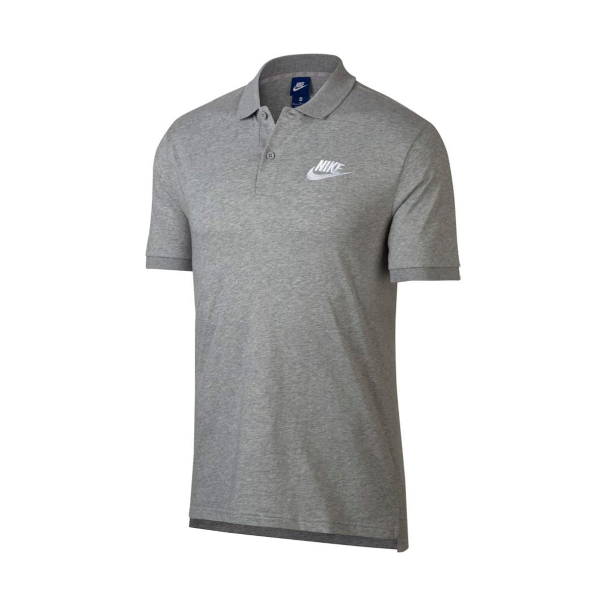 Polo shirt Nike Sportswear 2019 Dark grey heather-White - Football store  Fútbol Emotion