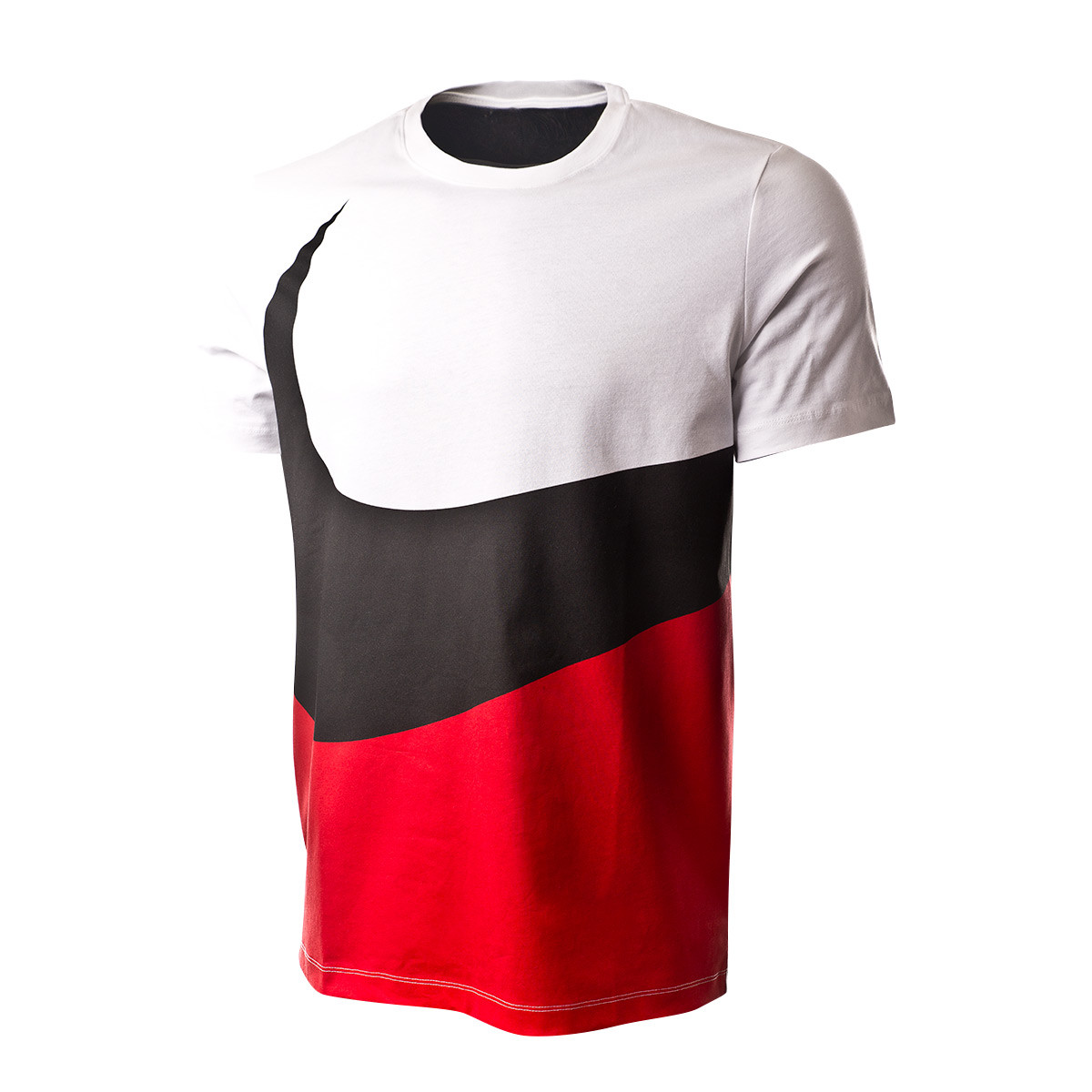 nike t shirt red black white