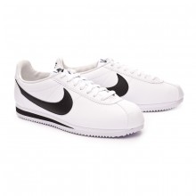 nike cortez classic white black