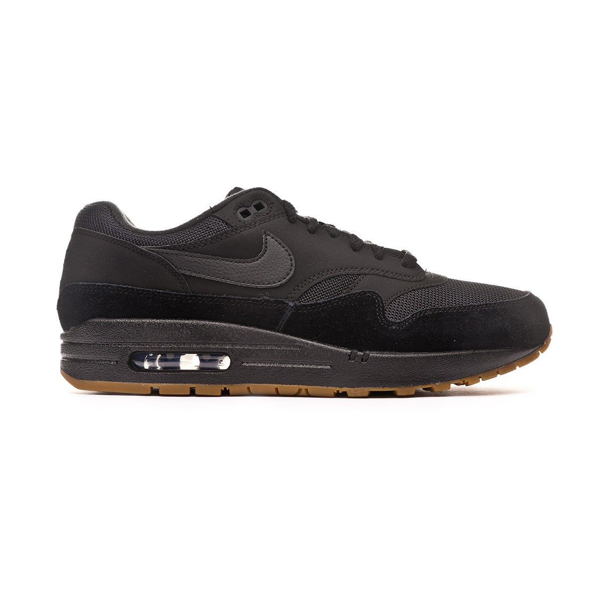 nike air max 1 gum sole black