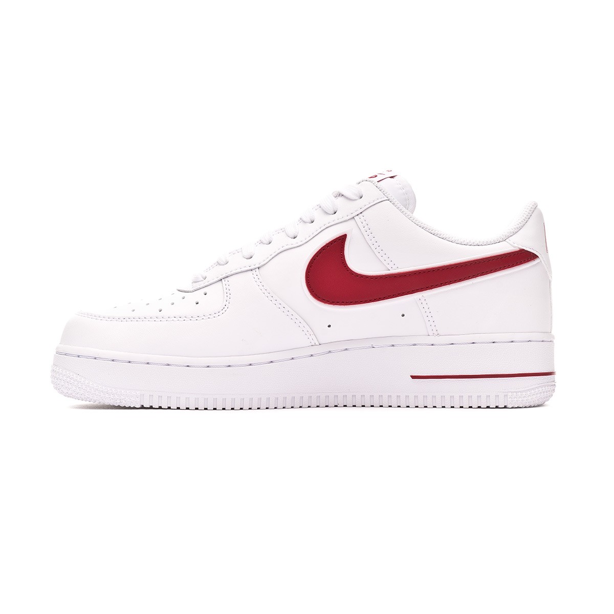 nike air force 1 white and gym red