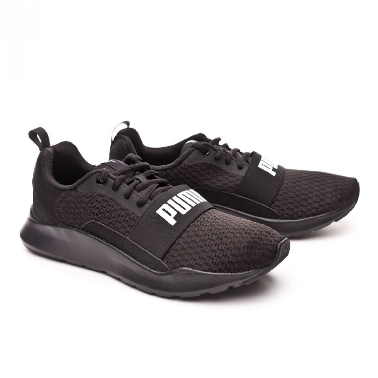 puma wired black shoes