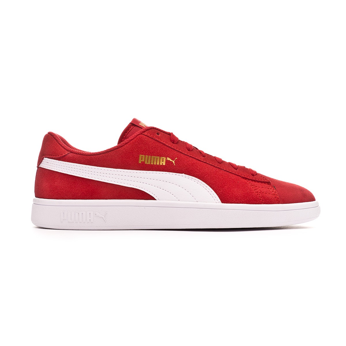 Puma Smash v2 High risk red-White-Team 