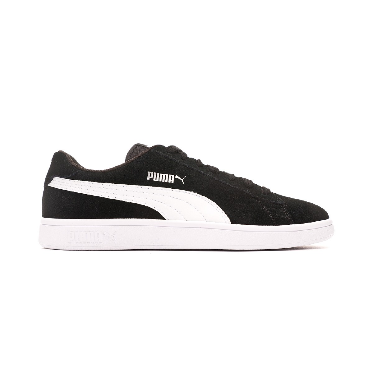 Trainers Puma Smash v2 Black-White-Silver - Football store Fútbol Emotion