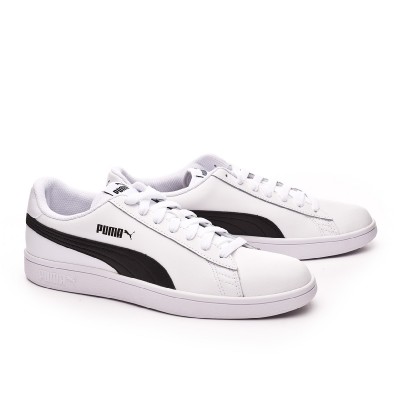 puma smash v2 l black white