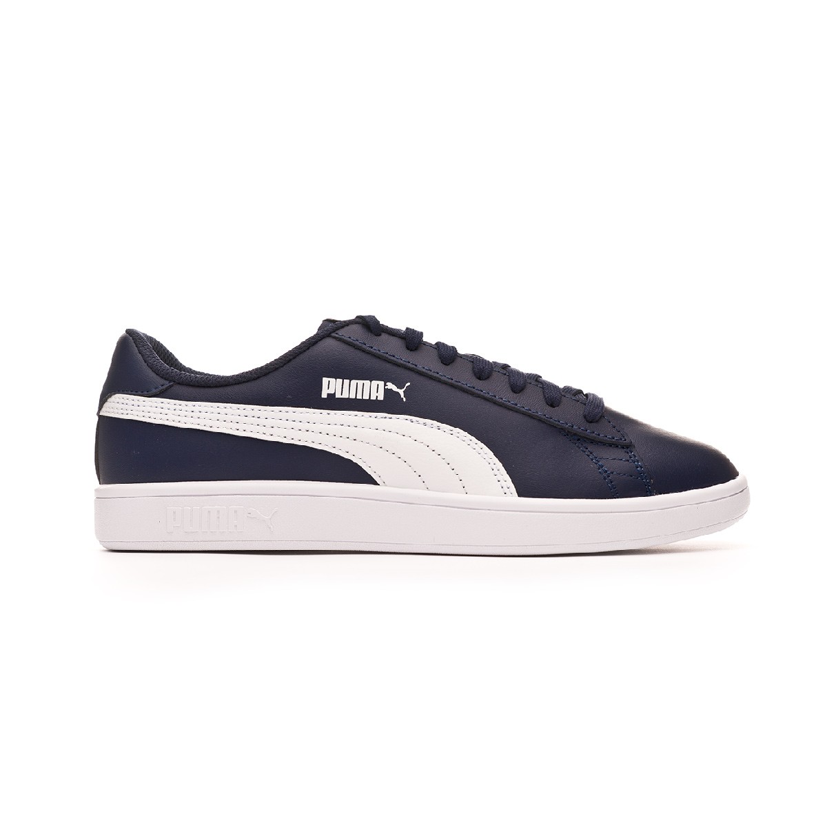 puma smash v2 peacoat white