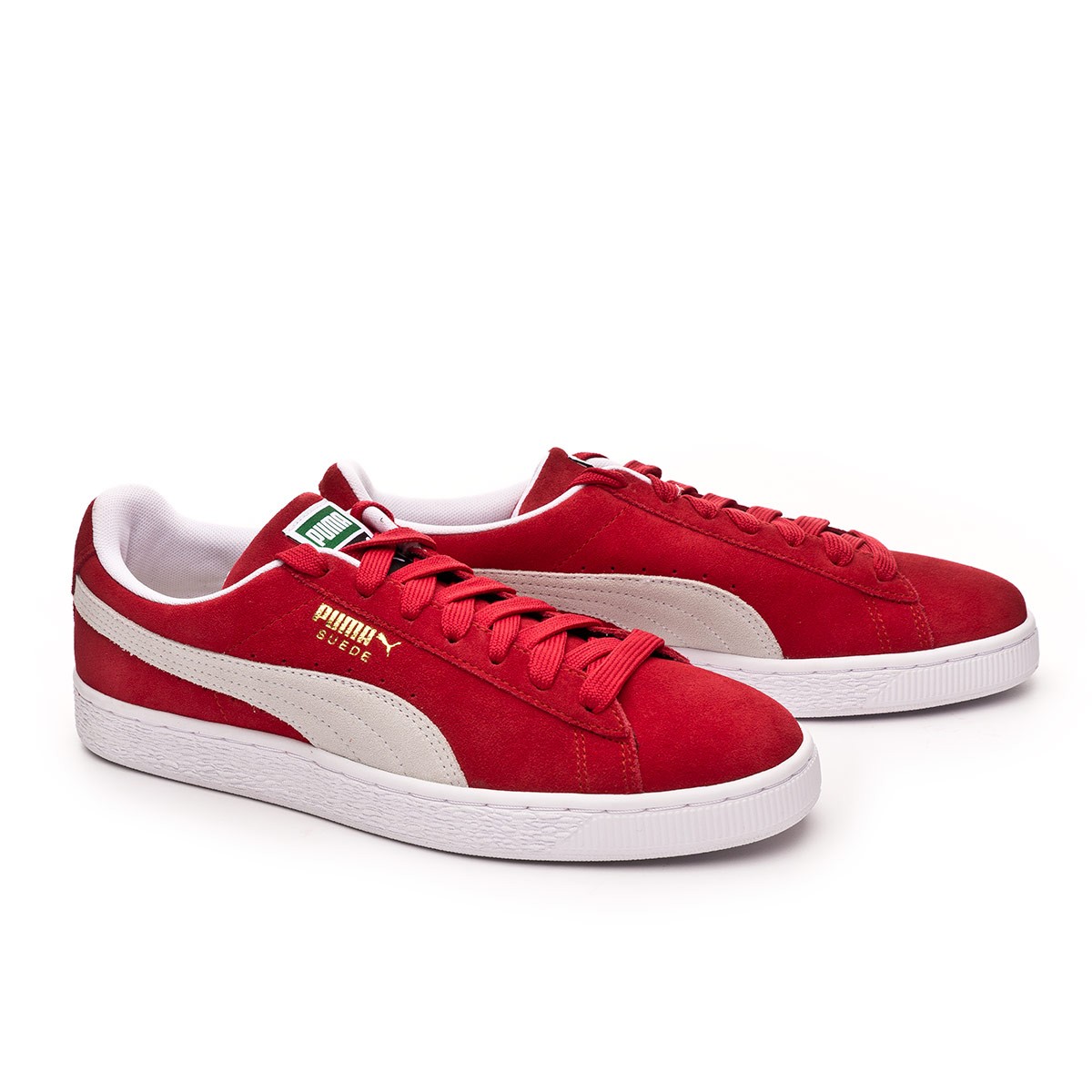 puma suede red