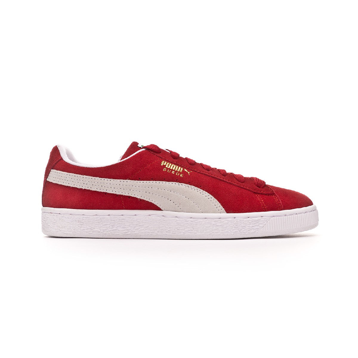 red pumas with bow